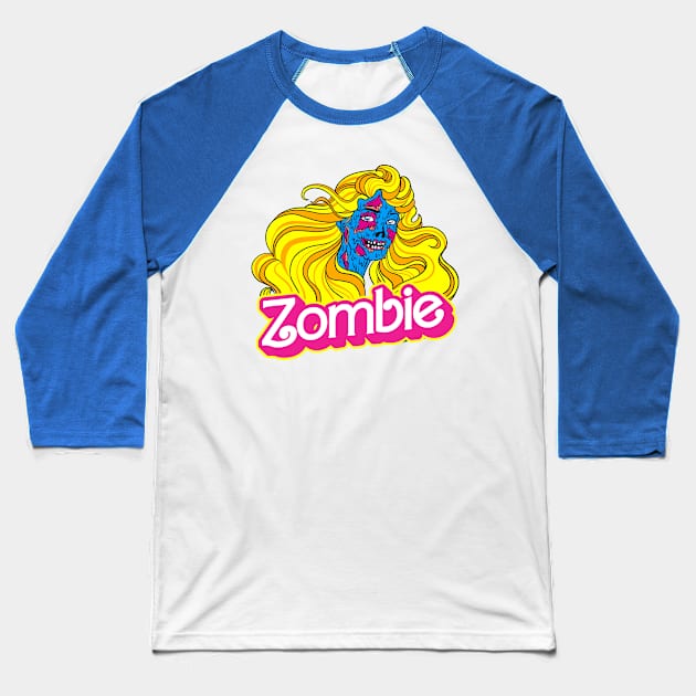 ZOMBIE Baseball T-Shirt by art of gaci